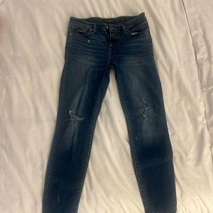 Lucky Brand distressed skinny jeans